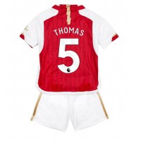 Billiga Arsenal Thomas Partey #5 Barnkläder Hemma fotbollskläder till baby 2023-24 Kortärmad (+ Korta byxor)